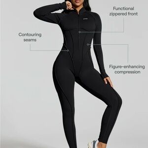 Black Full-Length Jumpsuit